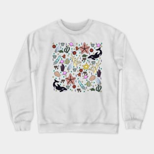 Galactic Sea (transparent) Crewneck Sweatshirt